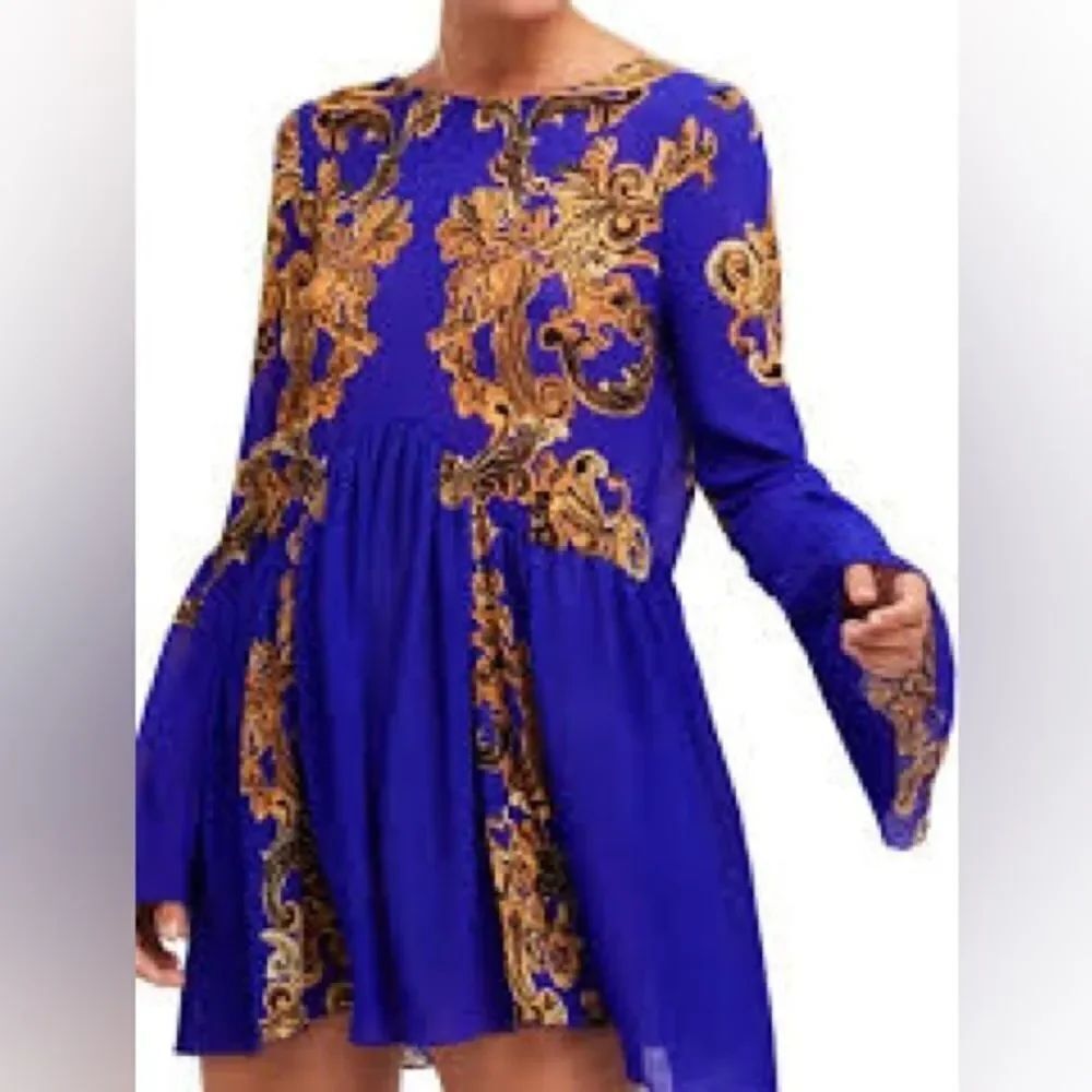 FREE PEOPLE SYMPHONY SWING SLIP DRESS